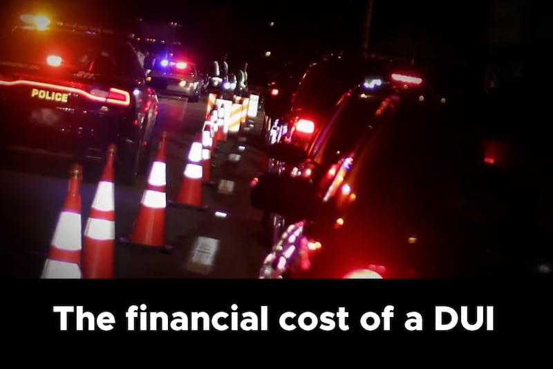 The financial cost of a DUI