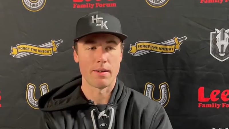 Henderson Silver Knights' Cal Burke played with NHL's Vegas Golden Knights in November.