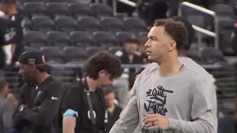 Desmond Ridder is the starting quarterback for the Las Vegas Raiders against the Atlanta...