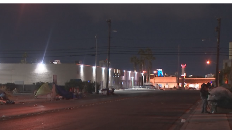 Homeless camps in Las Vegas